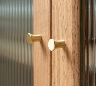 Oak Solid Wood Rock Board Modern Sideboard