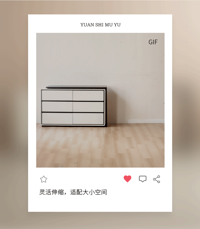 Solid Rubberwood Rotating Modern Dressing Table.