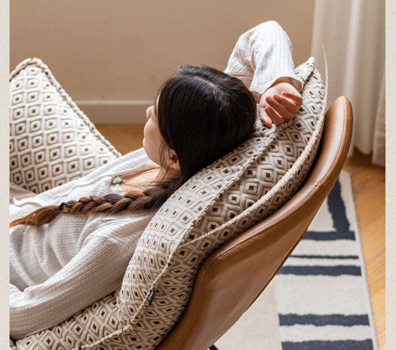 Fabric Rocking Retro Lazy Eggshell Chair