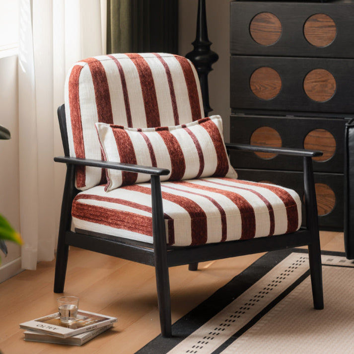 Oak Solid Wood French Retro Single Chair