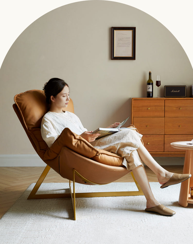 Fabric Modern Light Luxury Nordic Single Chair