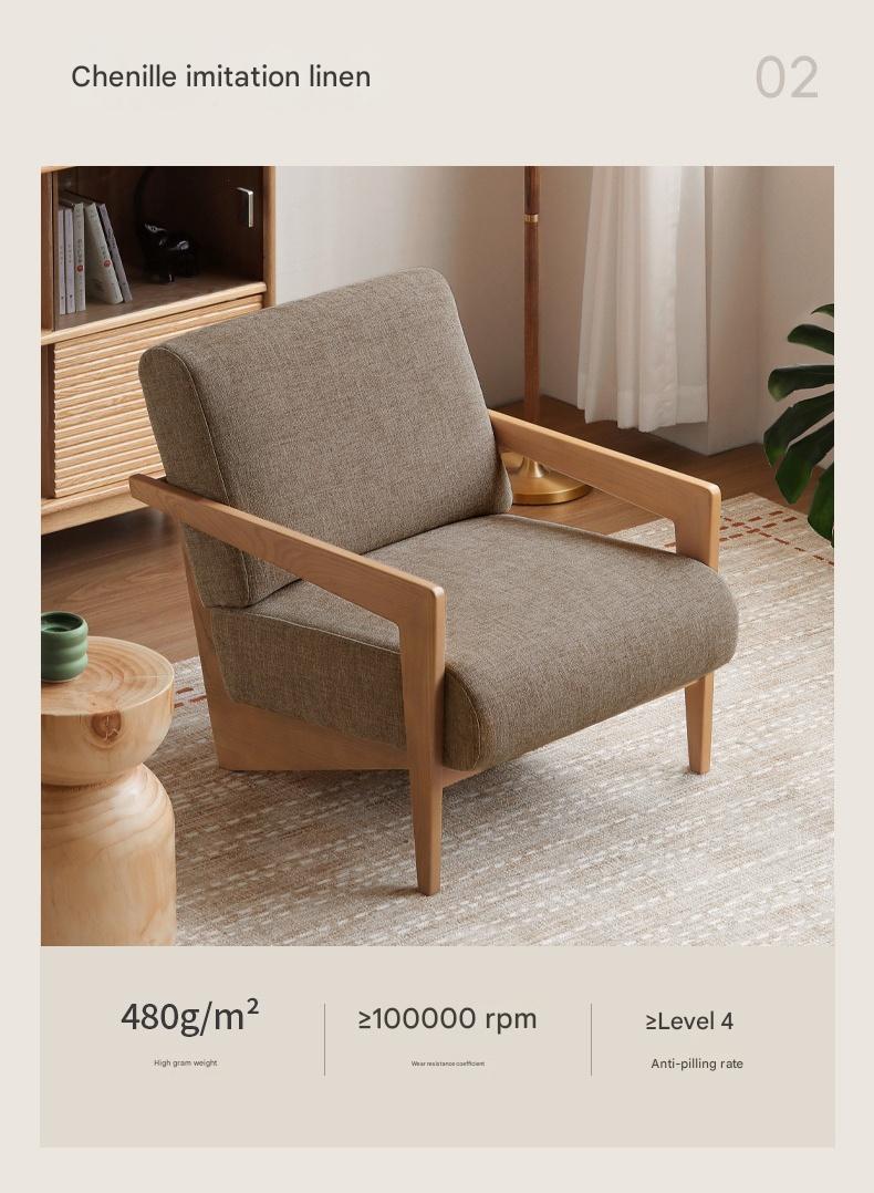 Oak Solid Wood Modern Chair