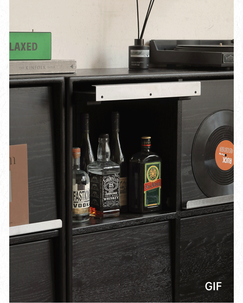 Oak Solid Wood Bauhaus Bookcase Module Combination