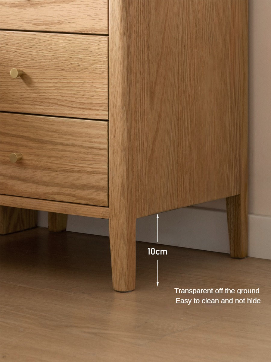 Oak Solid Wood Nightstand