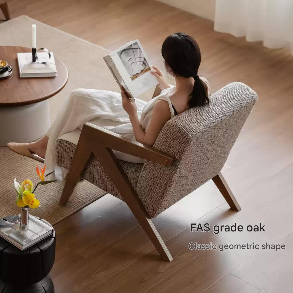 Oak Solid Wood Middle Ages Chair