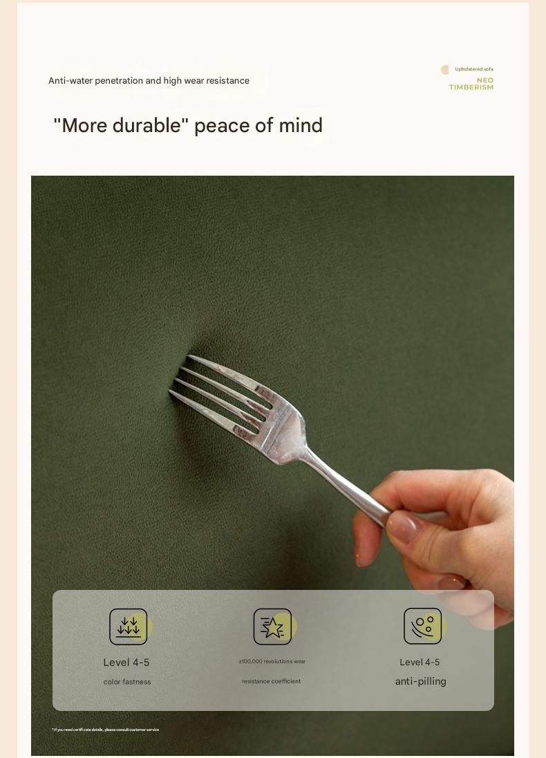 Fabric Modern Simple Double Sofa.