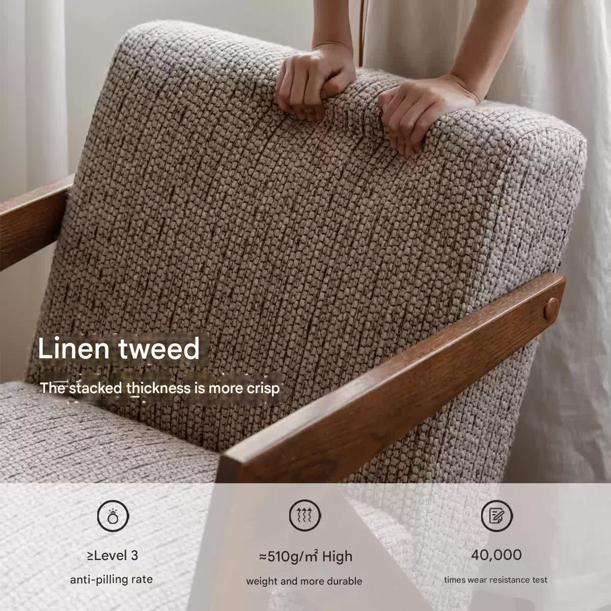 Oak Solid Wood Middle Ages Chair