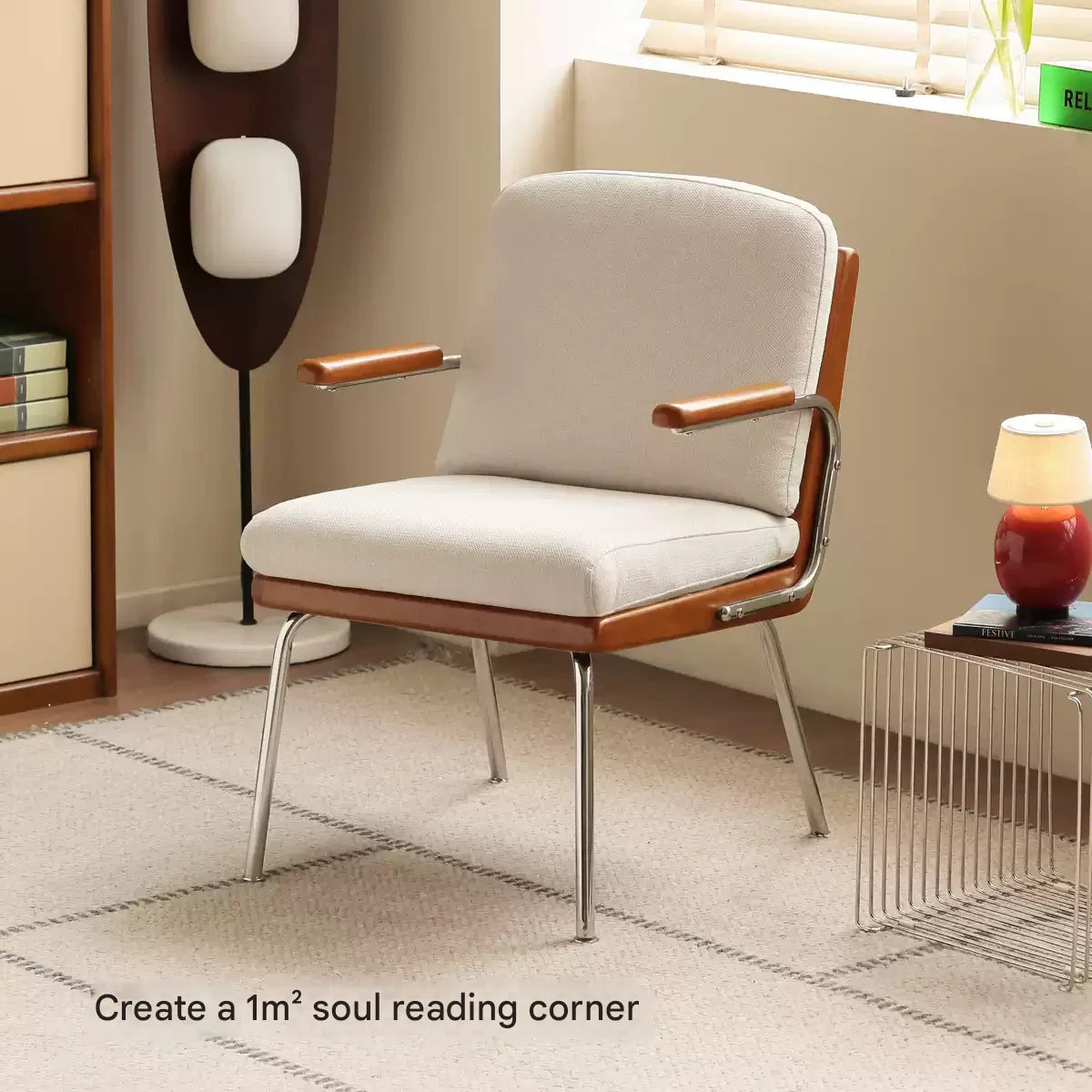 Solid Rubberwood Bauhaus Style Leisure Chair