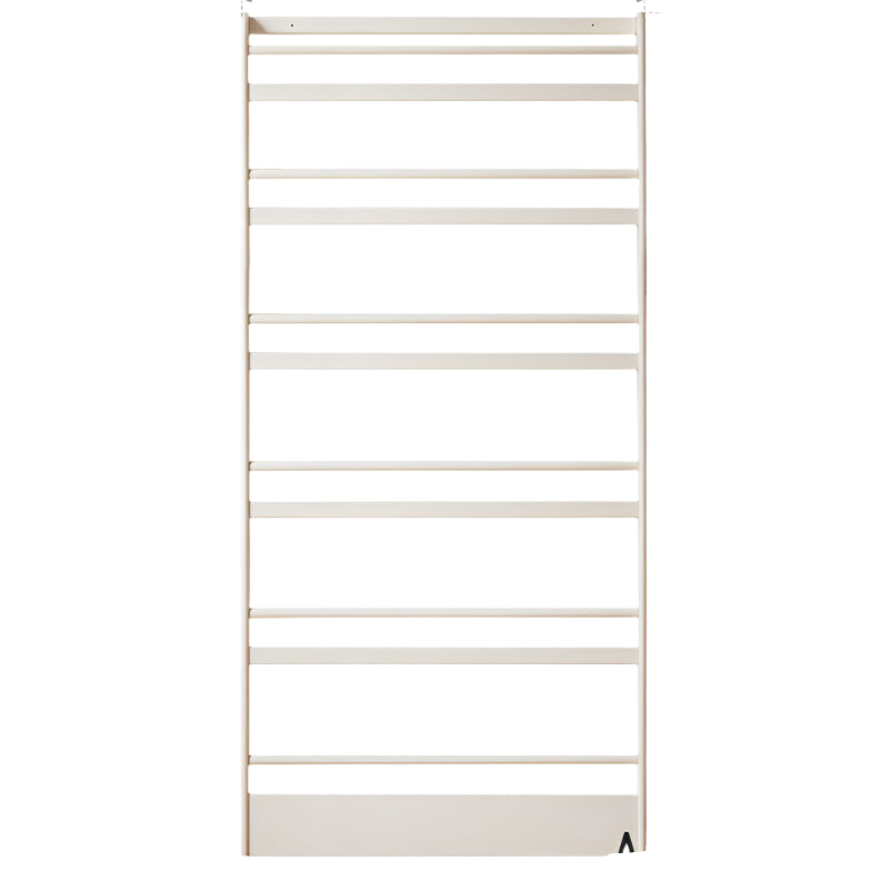 Rubberwood Solid Wood Cream Style Bookshelf