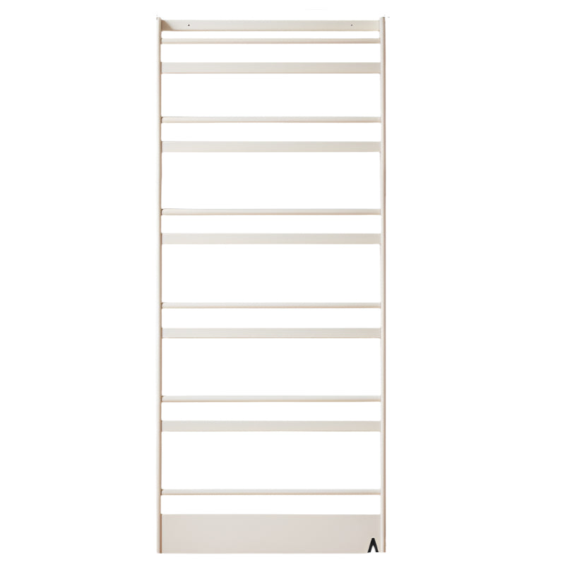 Rubberwood Solid Wood Cream Style Bookshelf