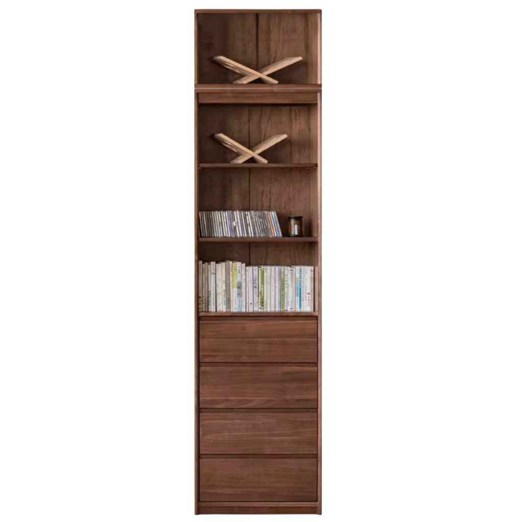 Black Walnut Solid Wood Bookshelf -USA