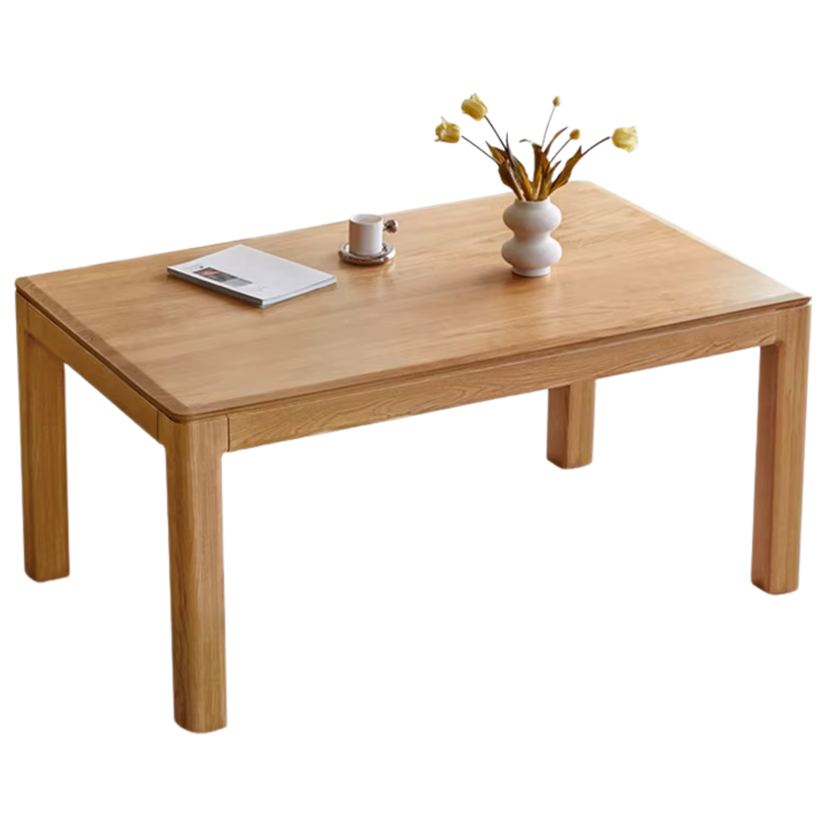 Ash, Oak Solid Wood Long Dining Table