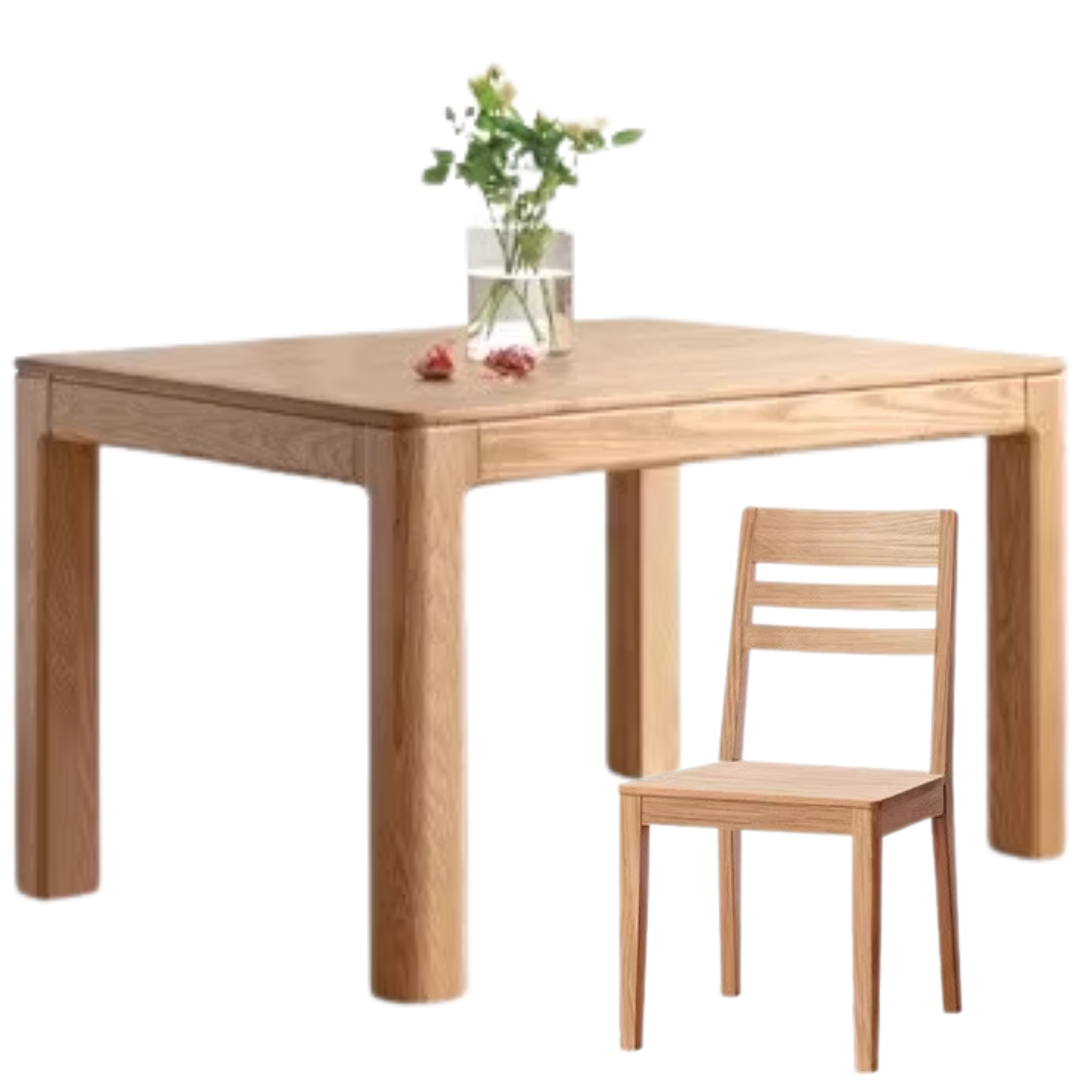Ash, Oak Solid Wood Long Dining Table