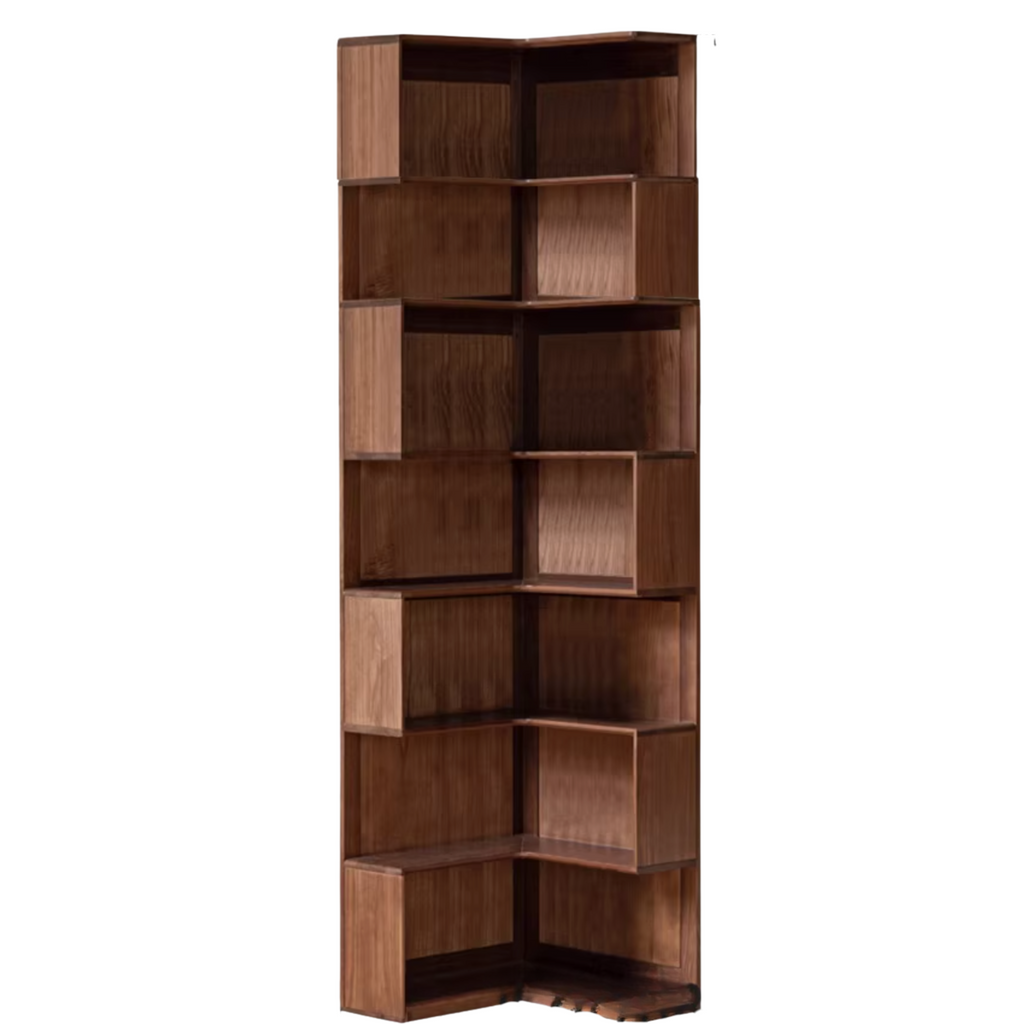 Black Walnut Solid Wood Bookshelf -USA