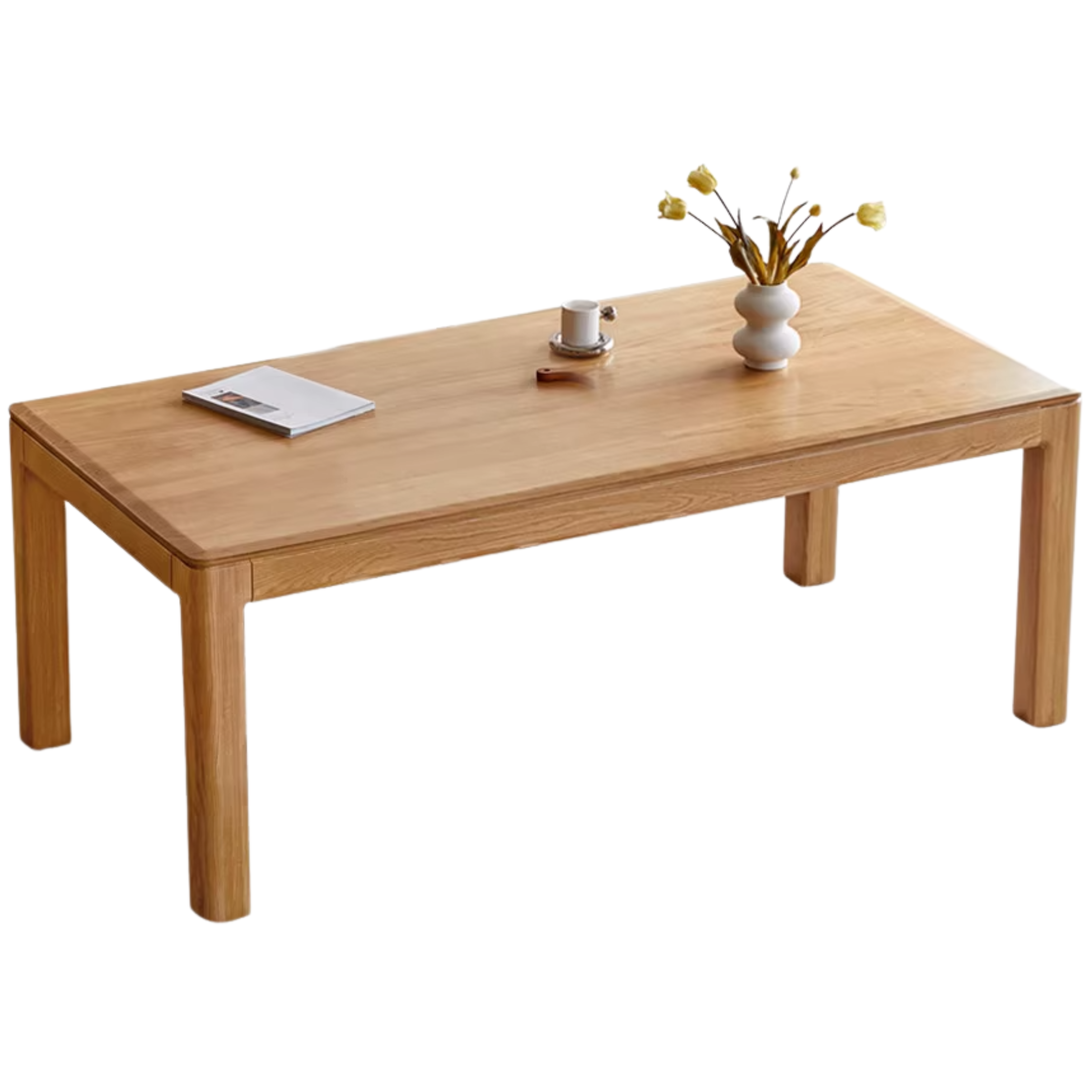 Ash, Oak Solid Wood Long Dining Table