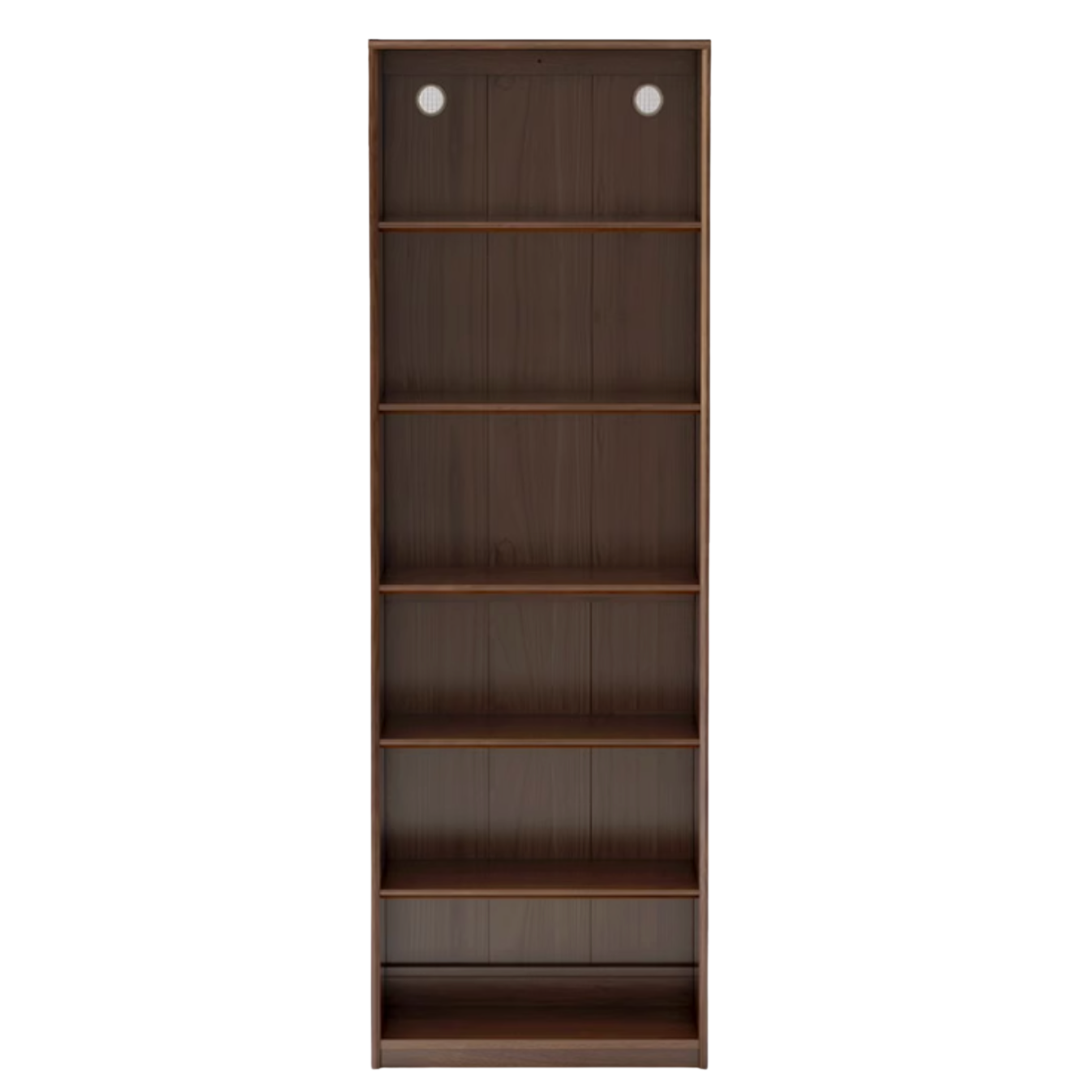 Black Walnut, Golden Sandalwood Solid Wood Bookshelf