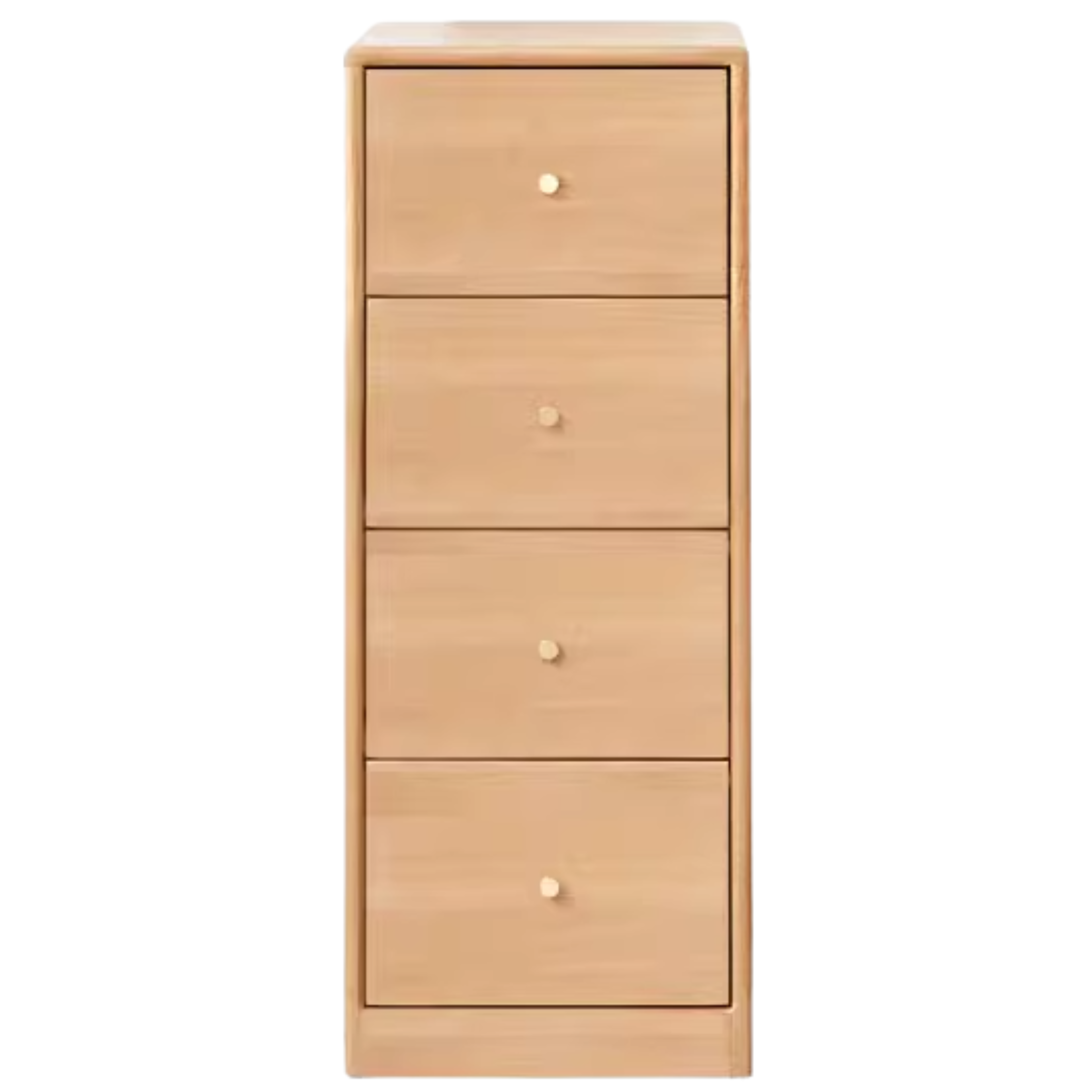 Oak Solid Wood Side Cabinet, Multi-Functional Storage-USA