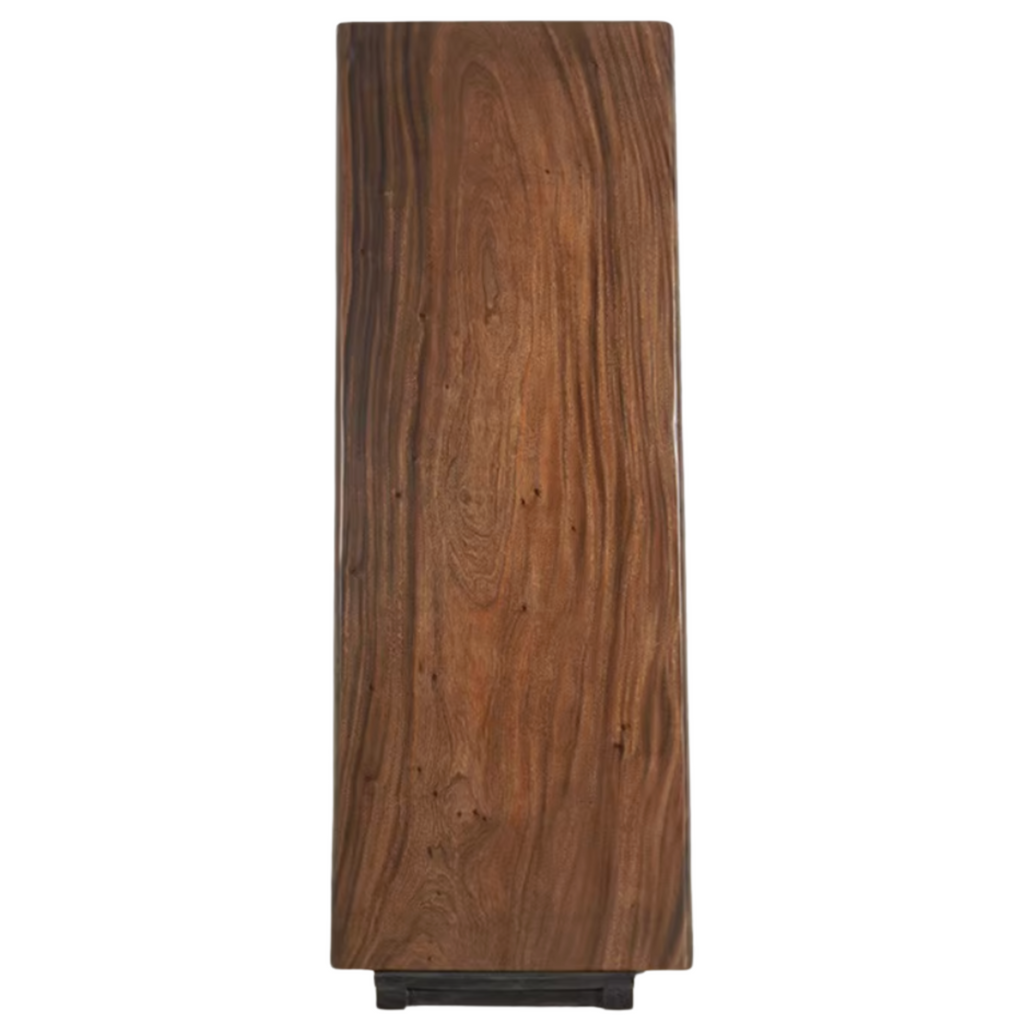 Black Walnut Solid Wood Wabi Sabi Style Dining Table Board