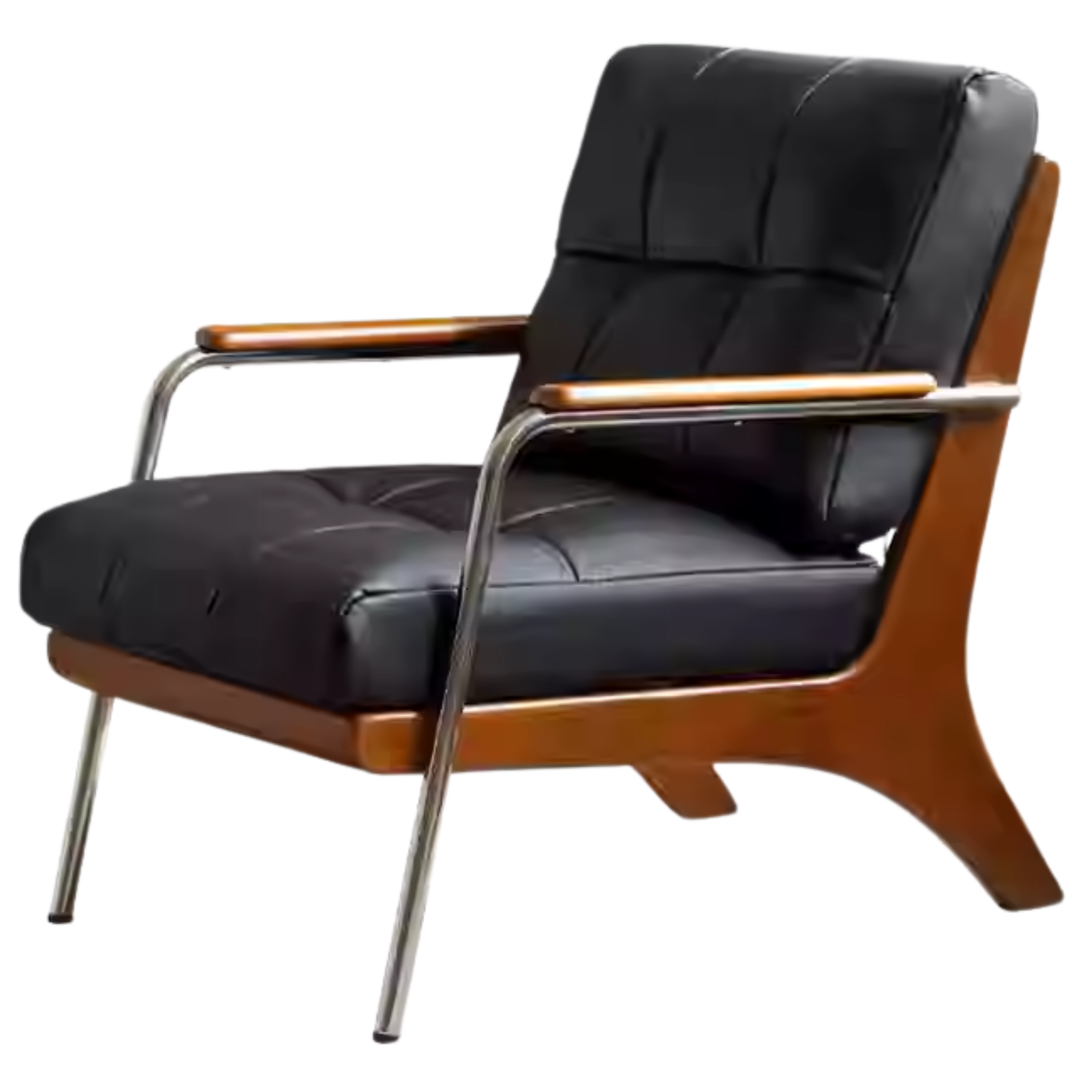 Beech Solid Wood Middle Ages Single Chair