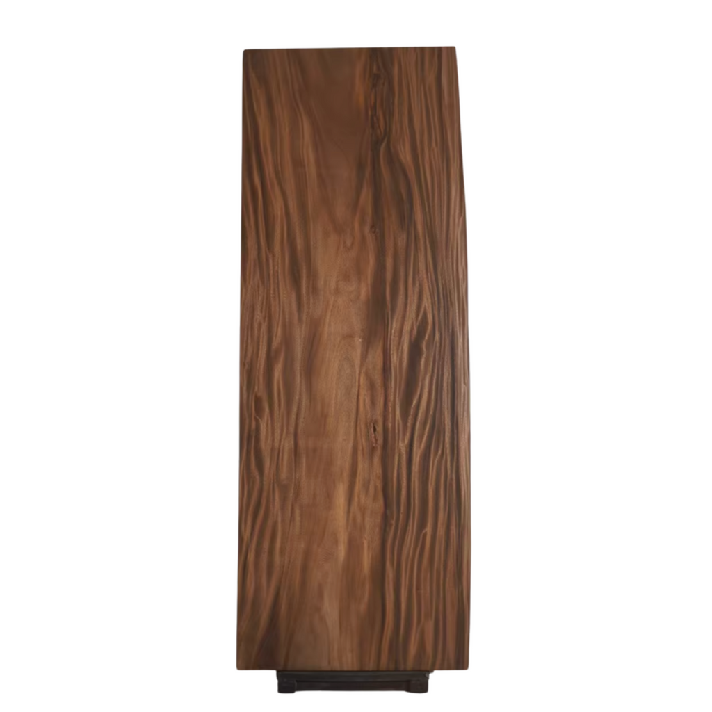 Black Walnut Solid Wood Wabi Sabi Style Dining Table Board