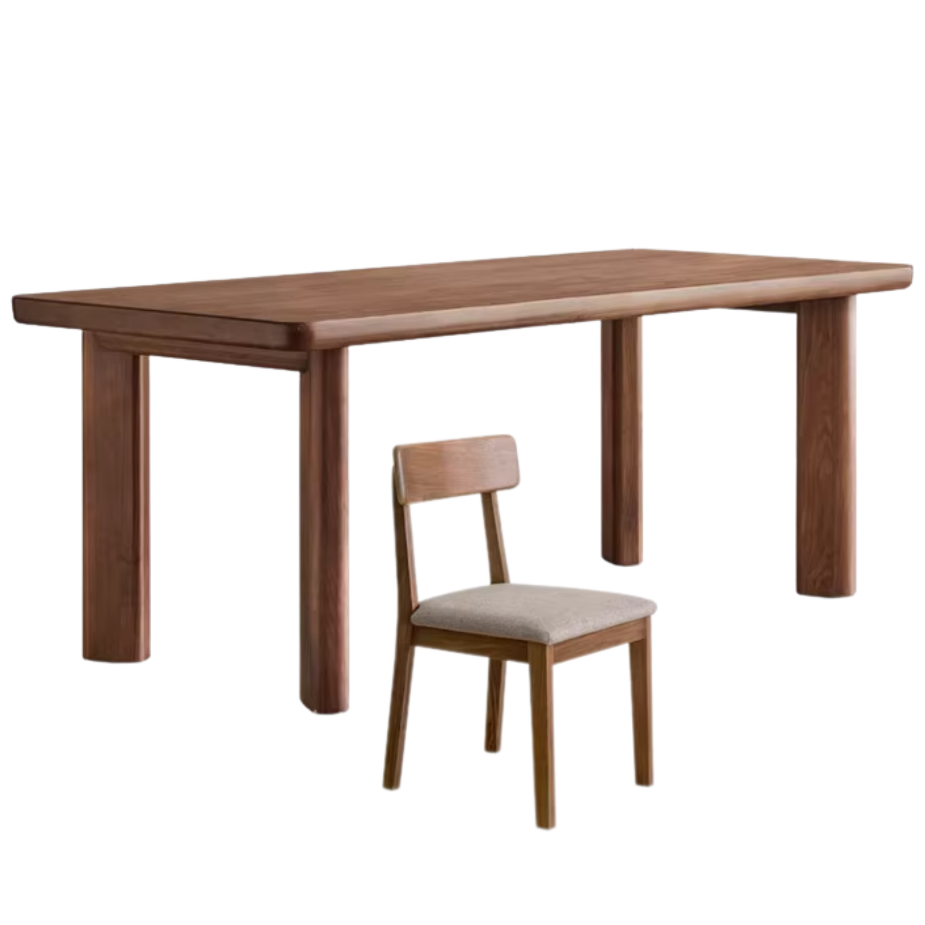 Black Walnut Solid Wood Dining Table