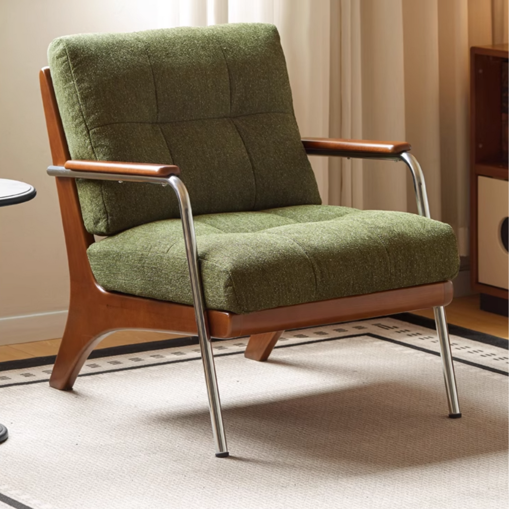 Beech Solid Wood Middle Ages Single Chair