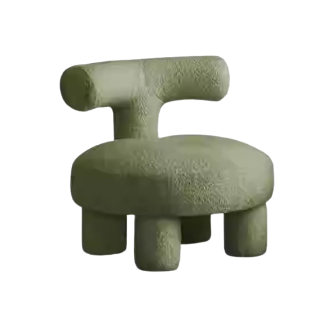 Lamb Velvet Kids Single Chair