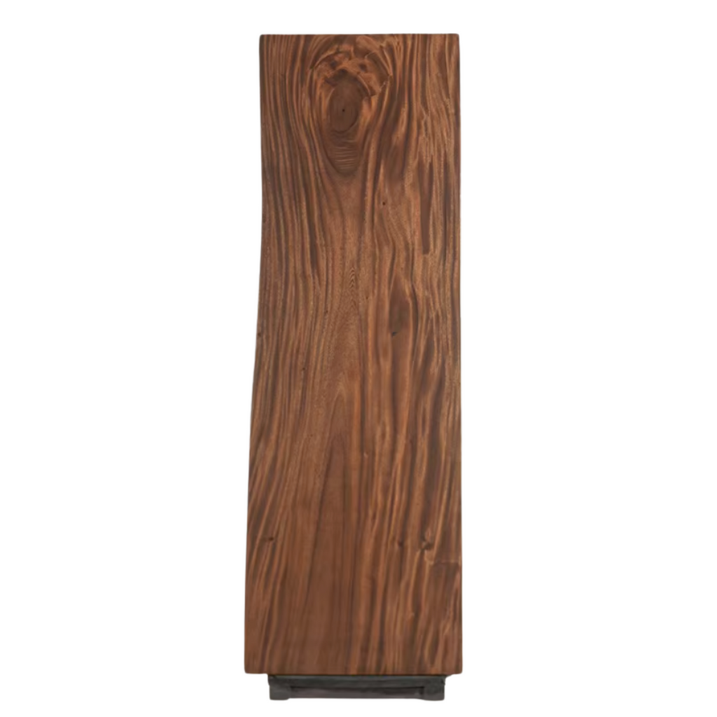 Black Walnut Solid Wood Wabi Sabi Style Dining Table Board