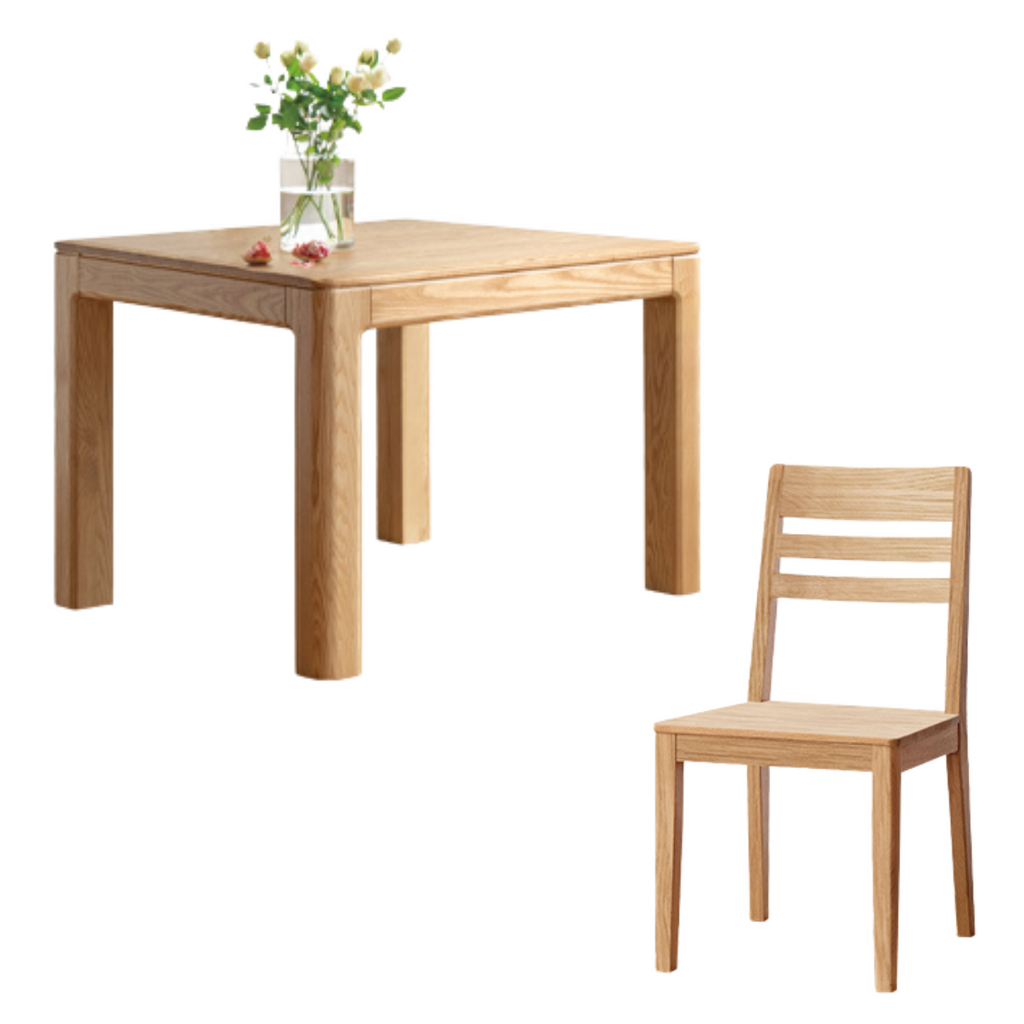 Oak Solid Wood Long Dining Table