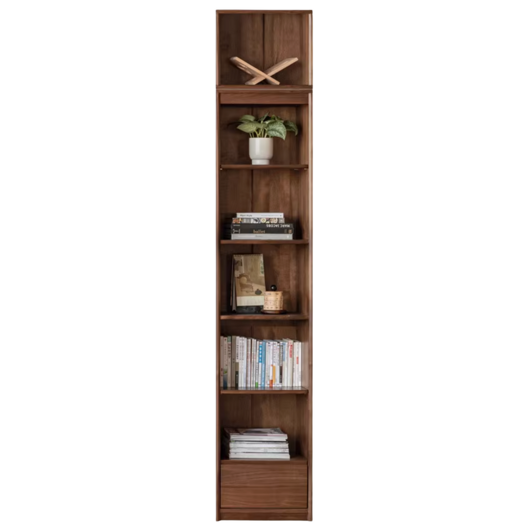 Black Walnut Solid Wood Bookshelf -USA
