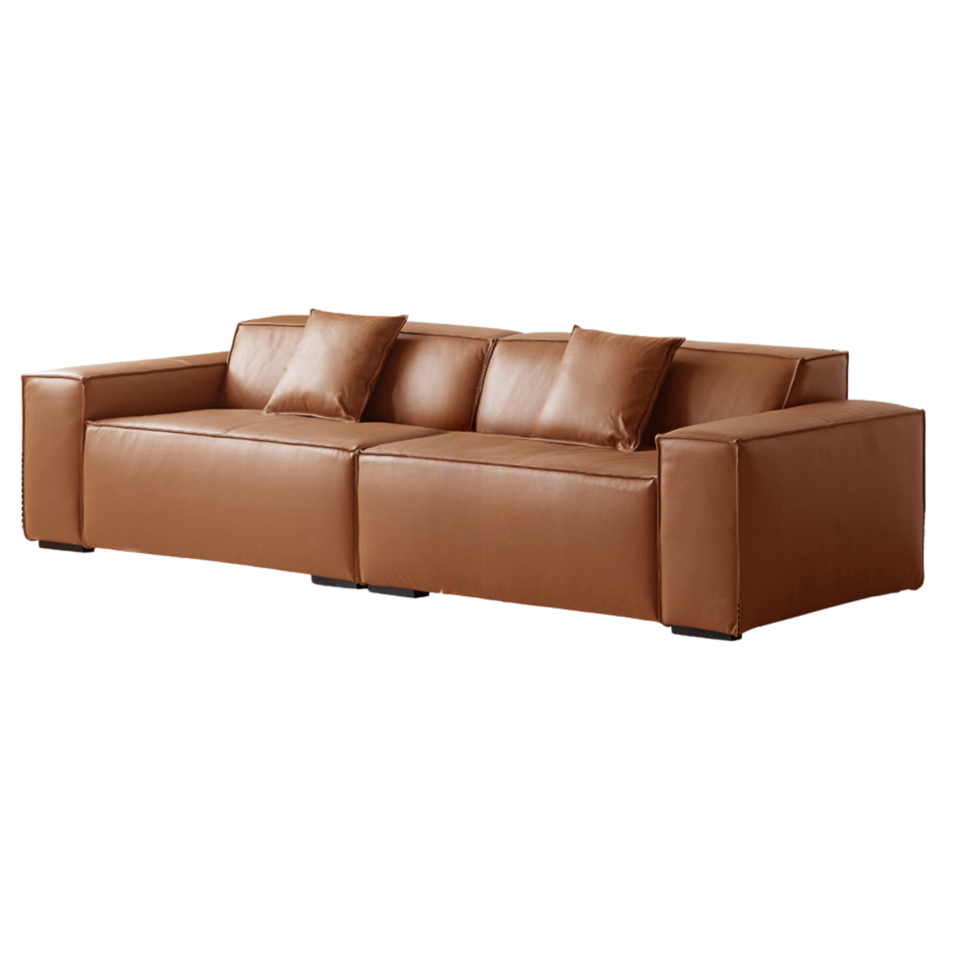 Leather Italian Light Luxury Sofa