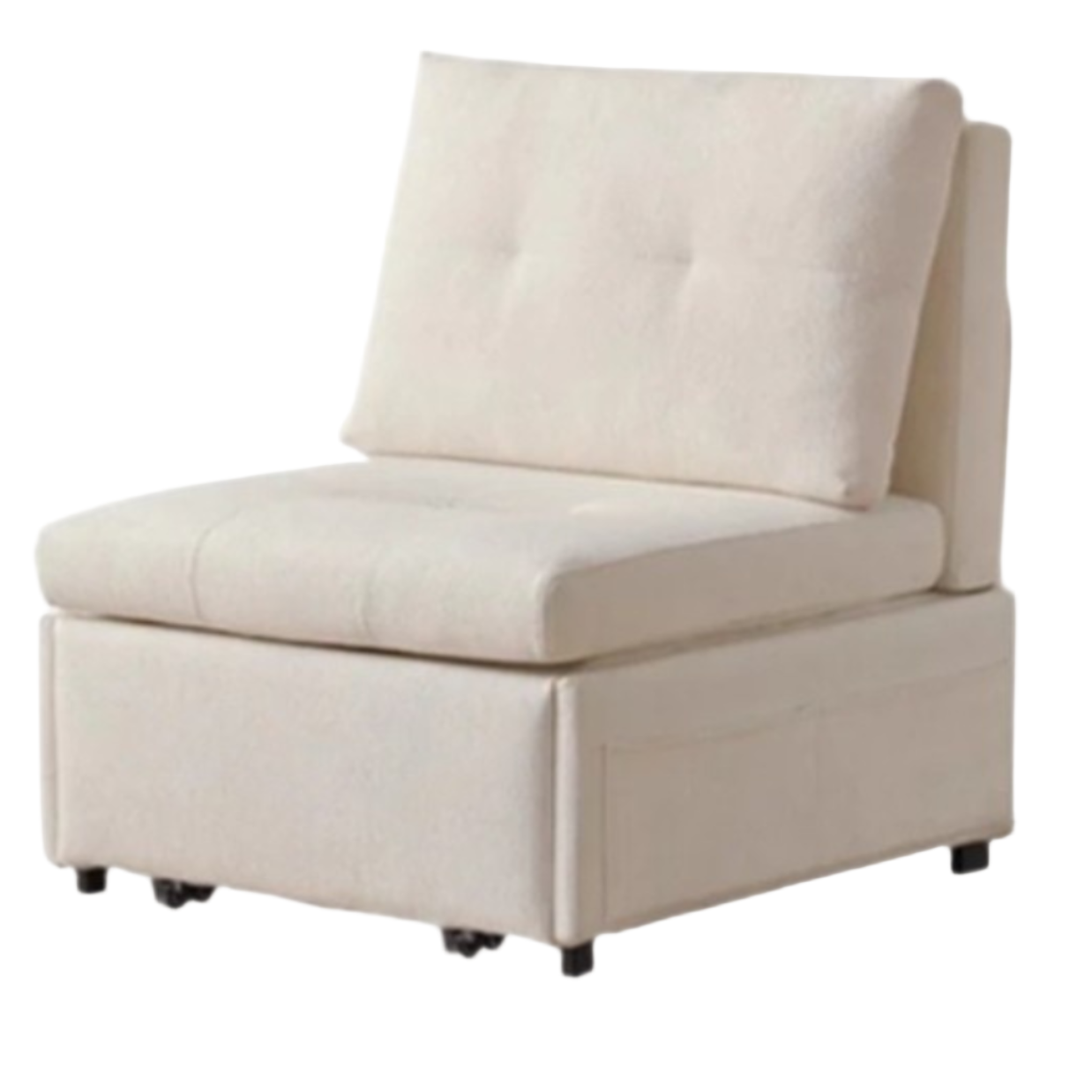 Fabric Sofa Cream Wind Multi Functional Single Chair