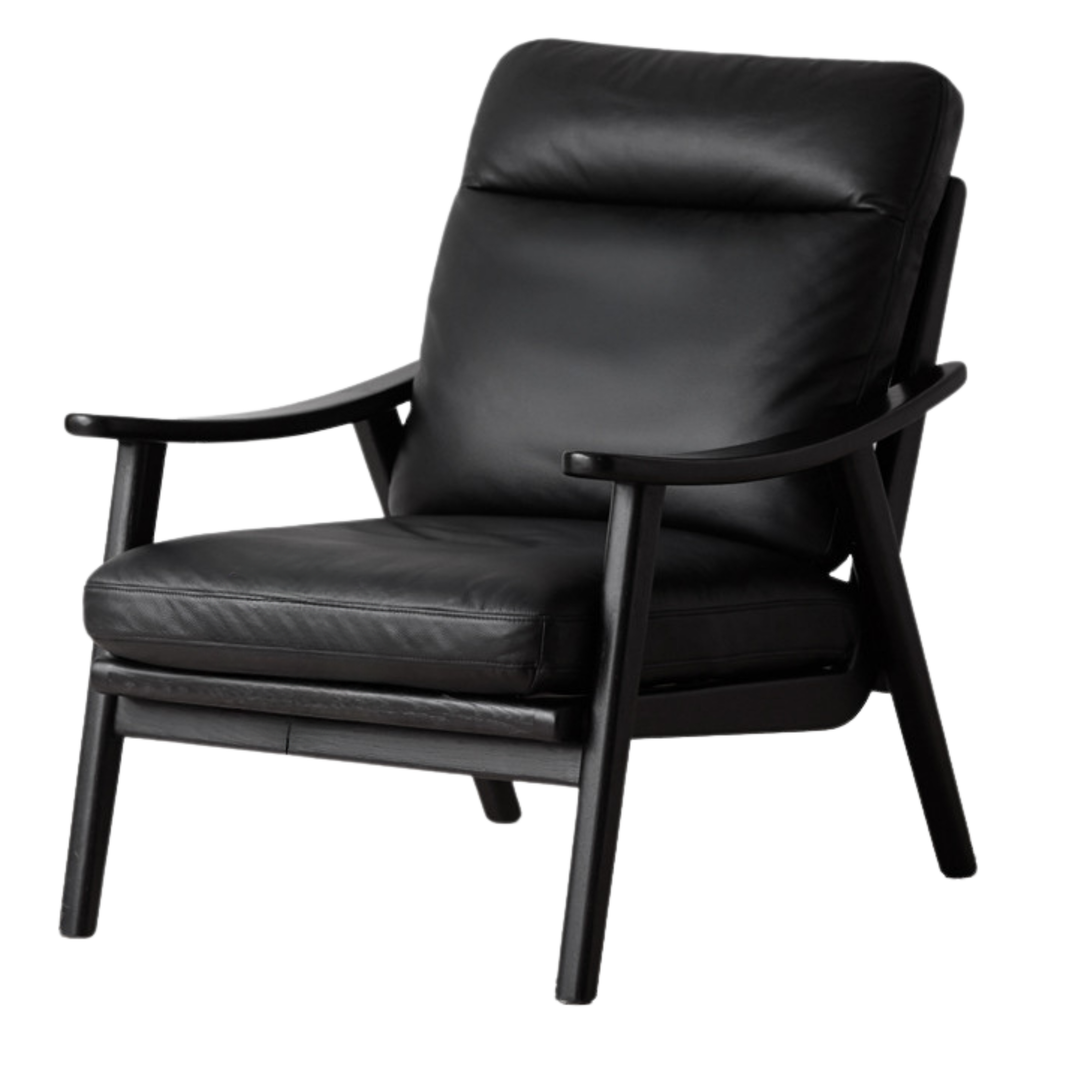 Ash, Black Walnut Solid Wood Armchair