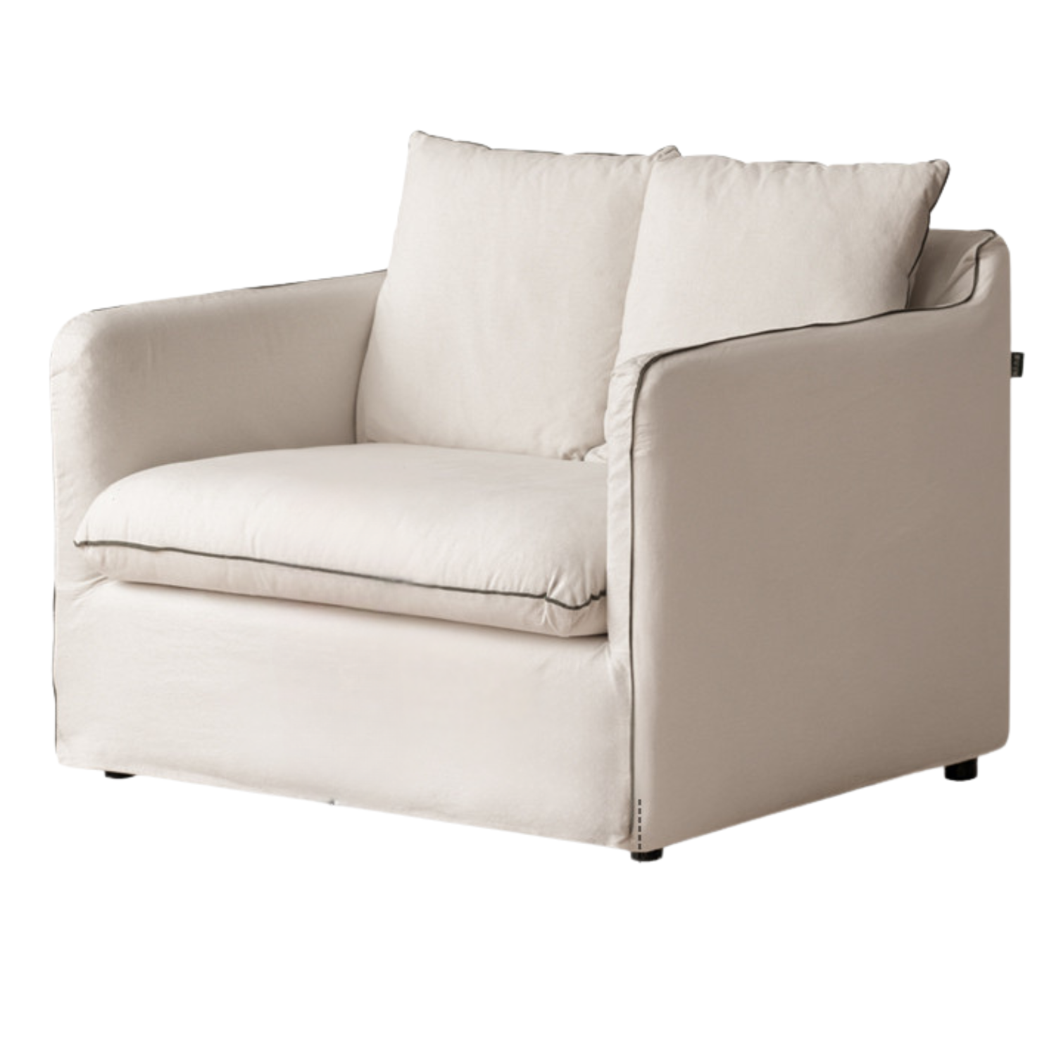 Fabric Wabi Sabi Style Washable Armchair