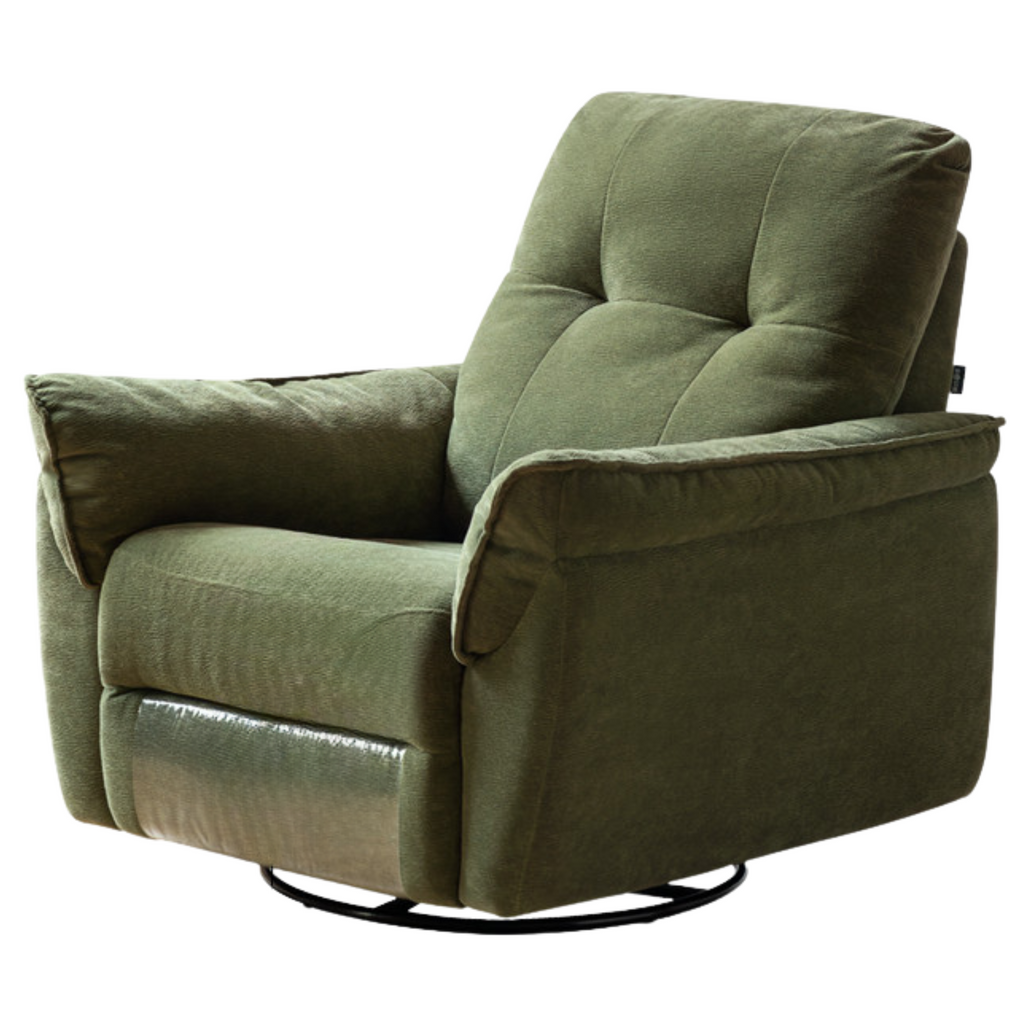 Fabric Modern Style Rocking Armchair