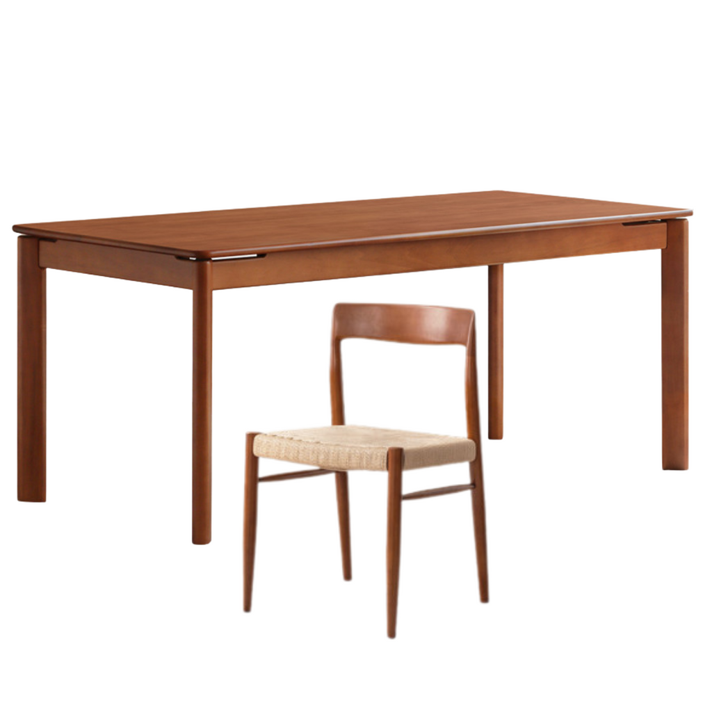 Poplar Solid Wood Antique Style Dining Table