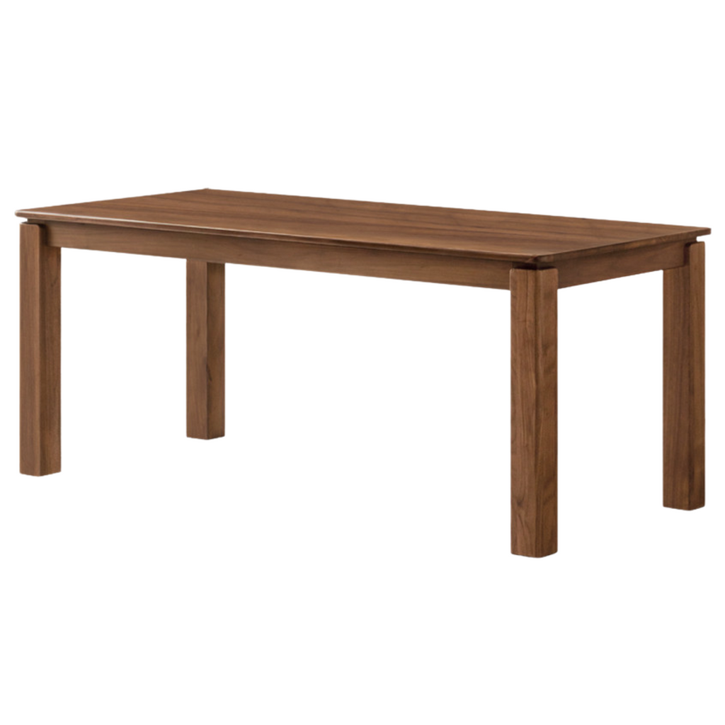 Black Walnut, Ash, Oak Solid Wood Large Board Dining Table