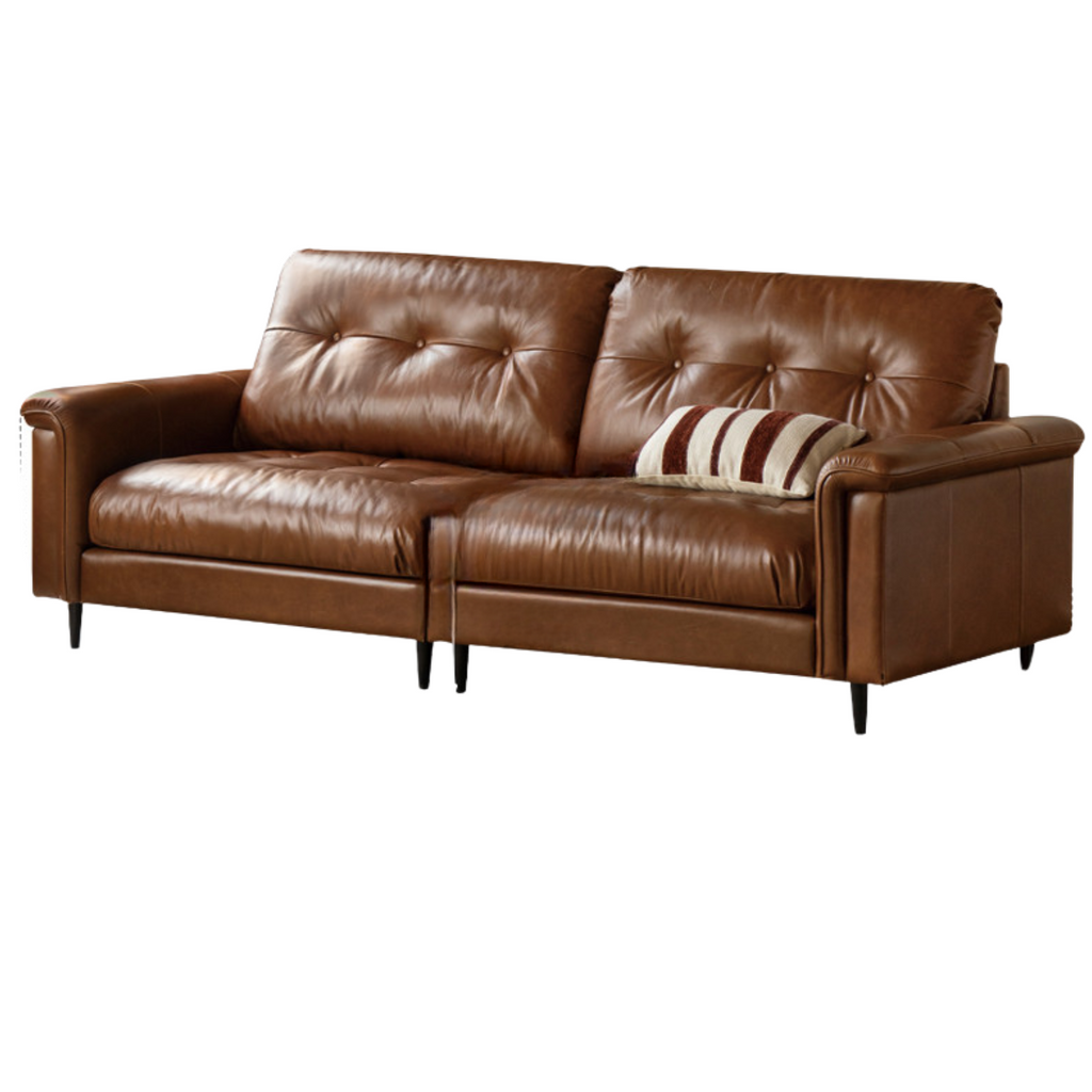 Leather American Retro Style Sofa