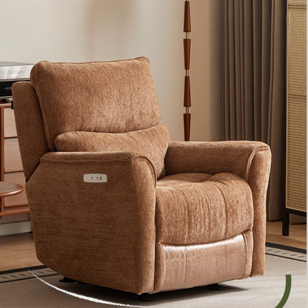 Fabric Lounge Electric Rocking Armchair