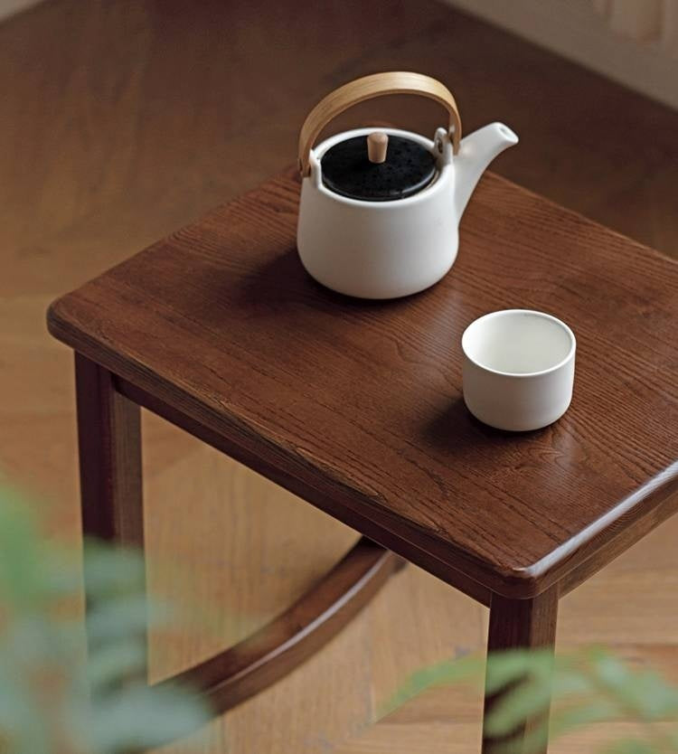 Ash Solid Wood Modern and Simple Style Tea Stool