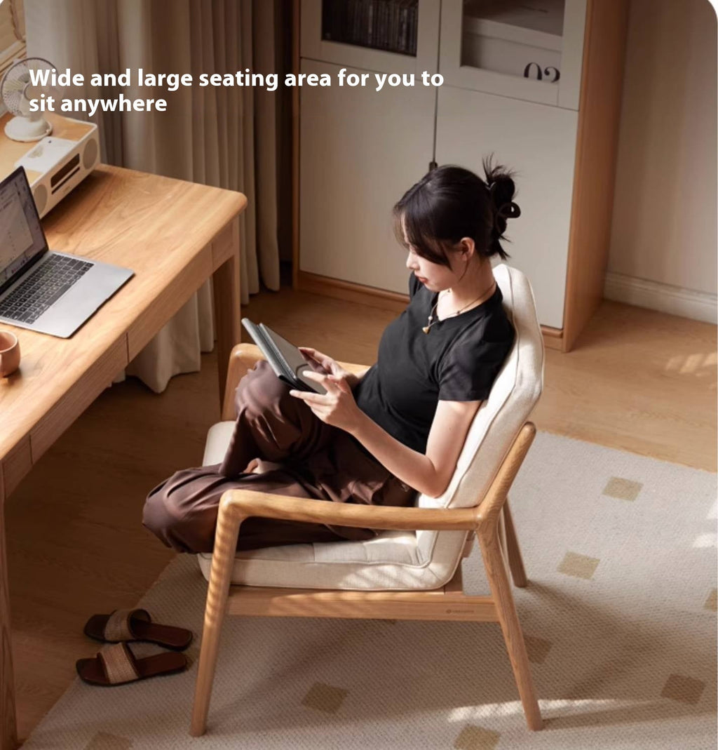 Oak Solid Wood Modern Style Chair