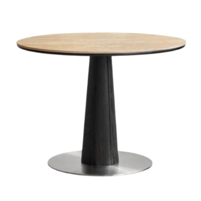 Oak Solid Wood Bauhaus Rock Plate Dining Table