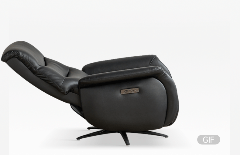 Cloud Leather Light Luxury Rotating Electric Chair