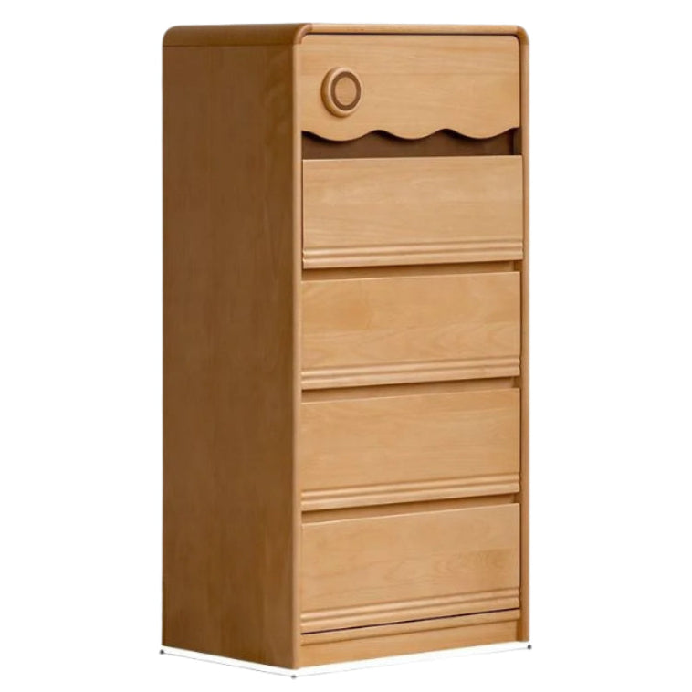 Beech Solid Wood Children's Chest of Drawers