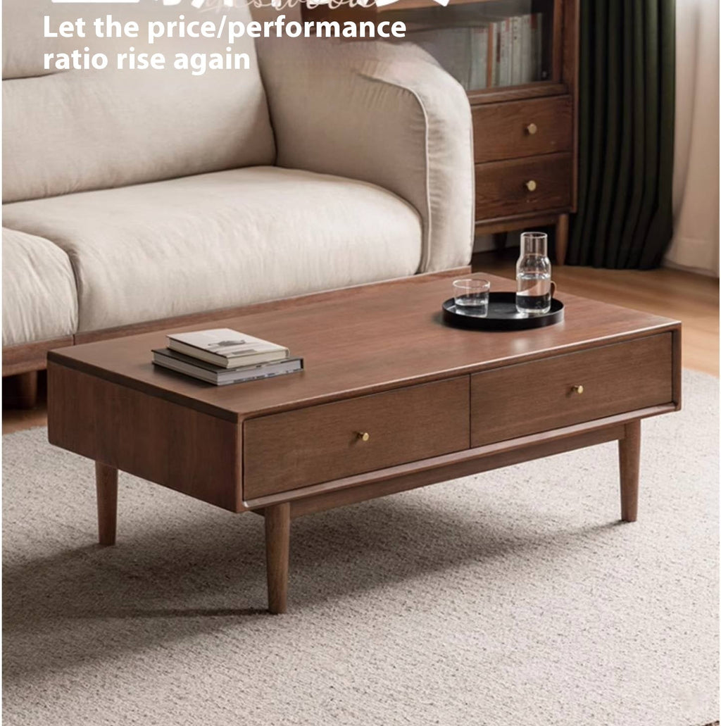 Black Walnut Solid Wood Coffee Table