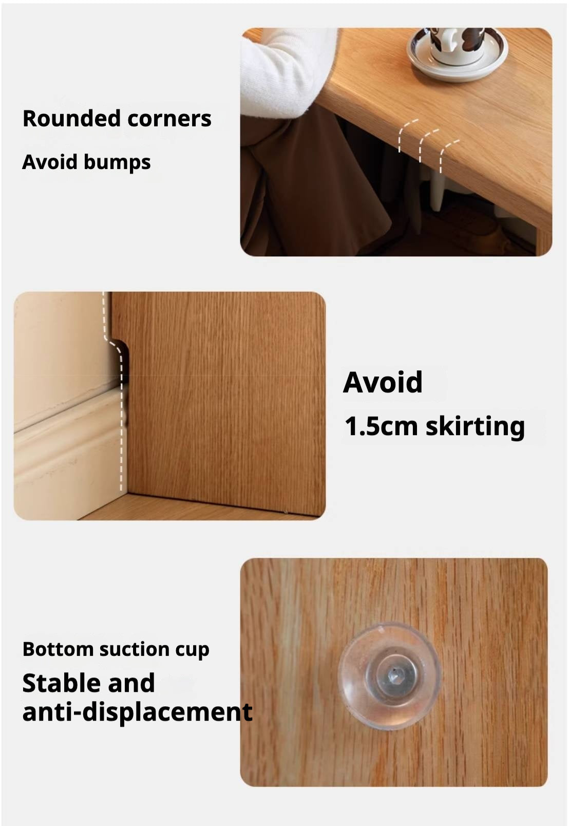 Oak Solid Wood Corner Office Desk