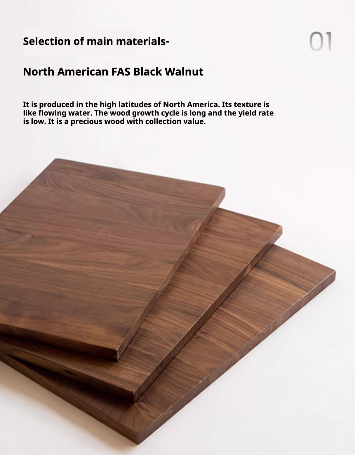 Black Walnut, Oak Solid Wood Corner Bookshelf