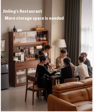 Oak Solid Wood Sideboard Cabinet