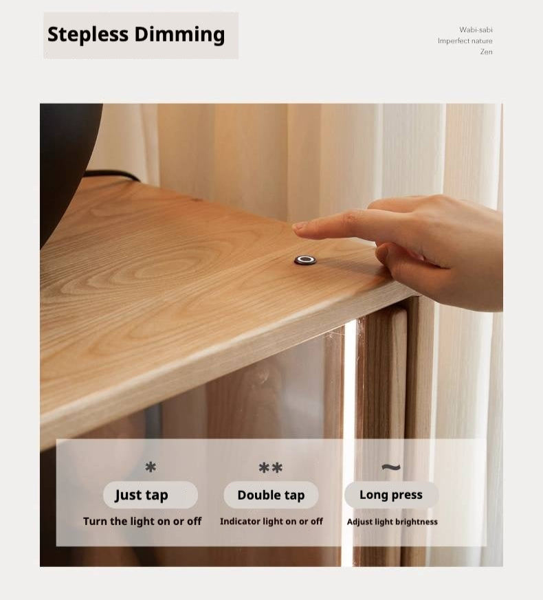 Ash Solid Wood Edge Cabinet Wabi Sabi Style