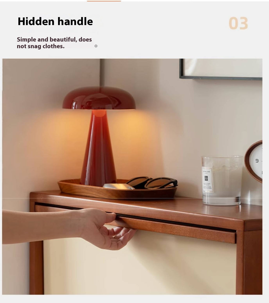 Poplar Solid Wood Middle Ages Style Shoe Cabinet